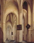 Pieter Jansz Saenredam Church Interior in Utreche (mk08) oil painting